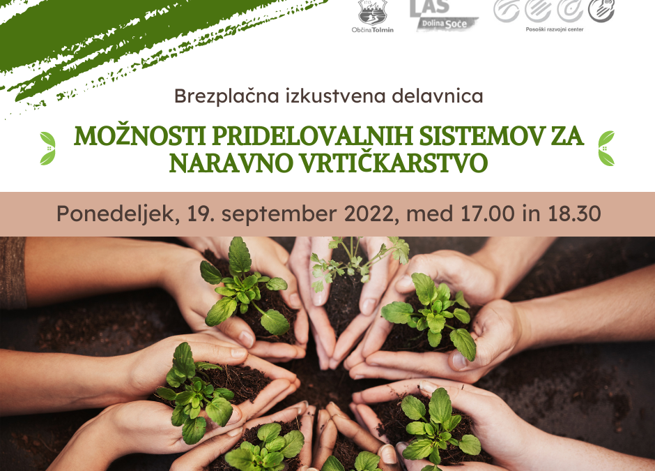 Možnosti pridelovalnih sistemov za naravno vrtičkarstvo