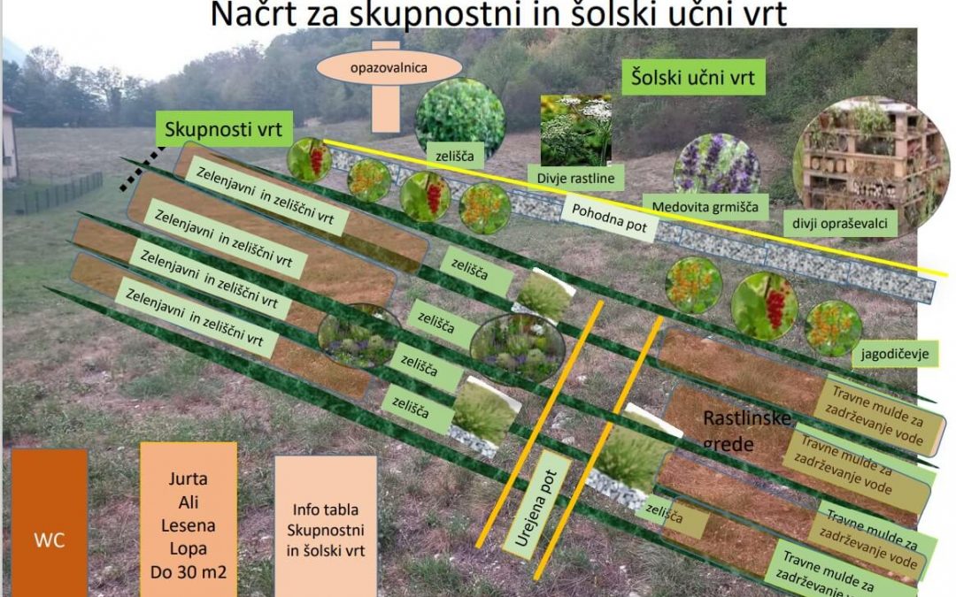 Izdelan načrt za skupnostni sonaravni učni vrt