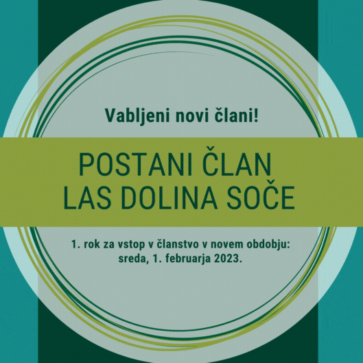 LAS Dolina Soče vabi v svoje vrste nove člane