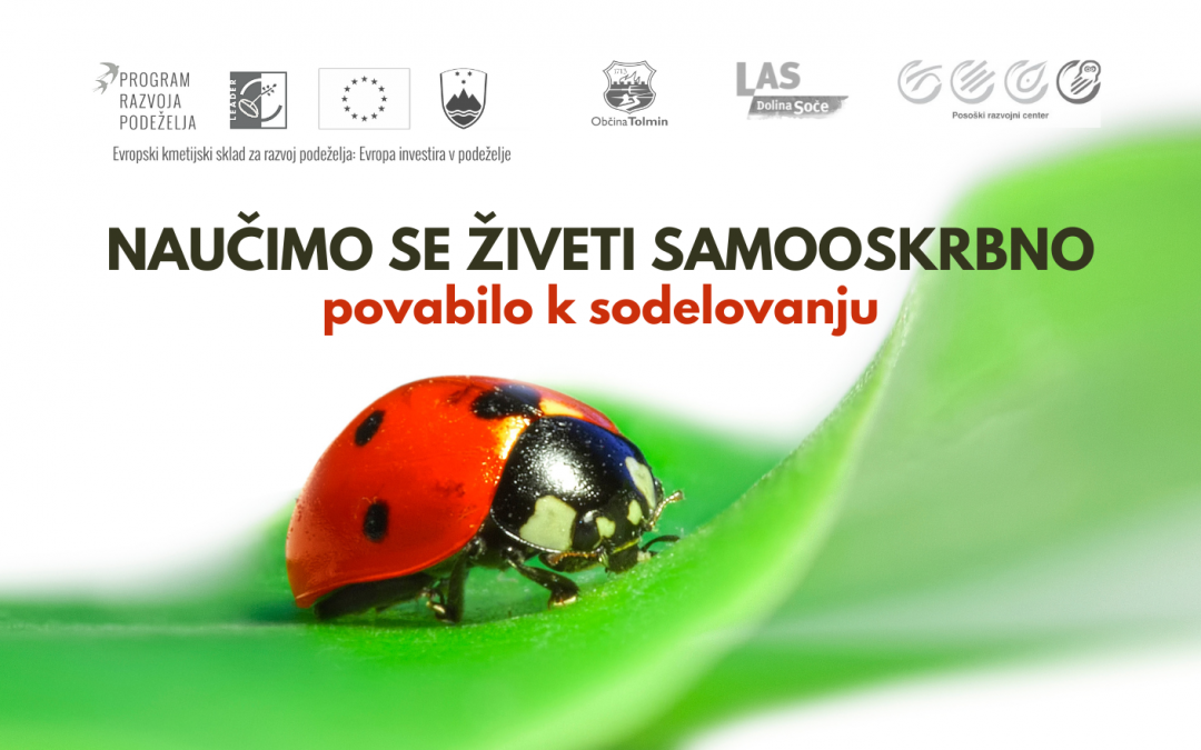 Naučimo se živeti samooskrbno