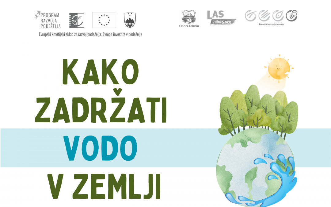 Kako zadržati vodo v zemlji?